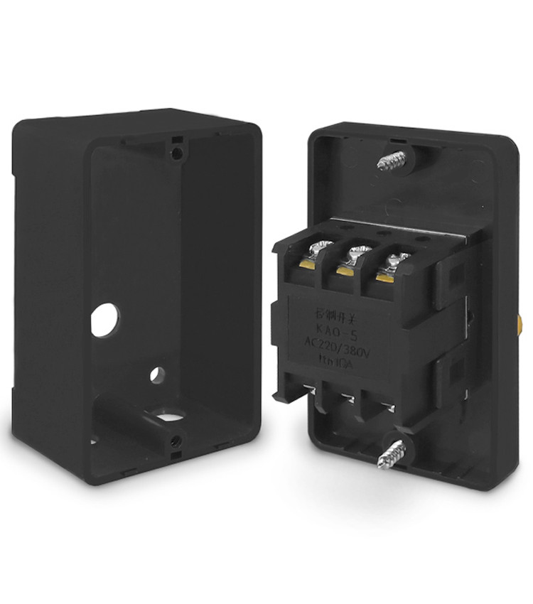 Botoeira Dupla Liga Desliga 10a Chave Trifásica para Motor Até 5cv - KAO-10KH Botoeira Dupla Liga Desliga 10a Chave Trifásica para Motor Até 5cv - KAO-10KH