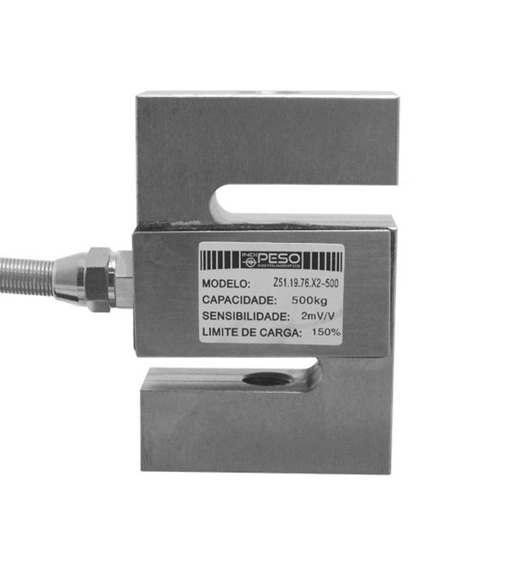 Célula de Carga tipo Z de Tração Capacidade 500Kg Rosca M12 - SZ51X-500