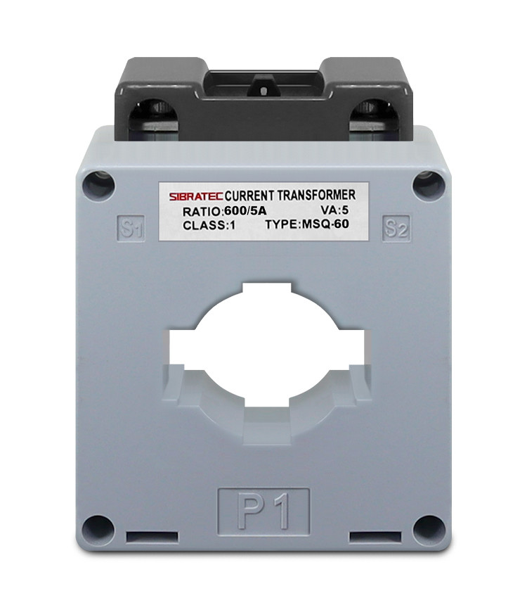 Transformador de Corrente (TC) Relação de 600/5A - Furo cabo 46mm - MSQ60 Transformador de Corrente (TC) Relação de 600/5A - Furo cabo 46mm - MSQ60