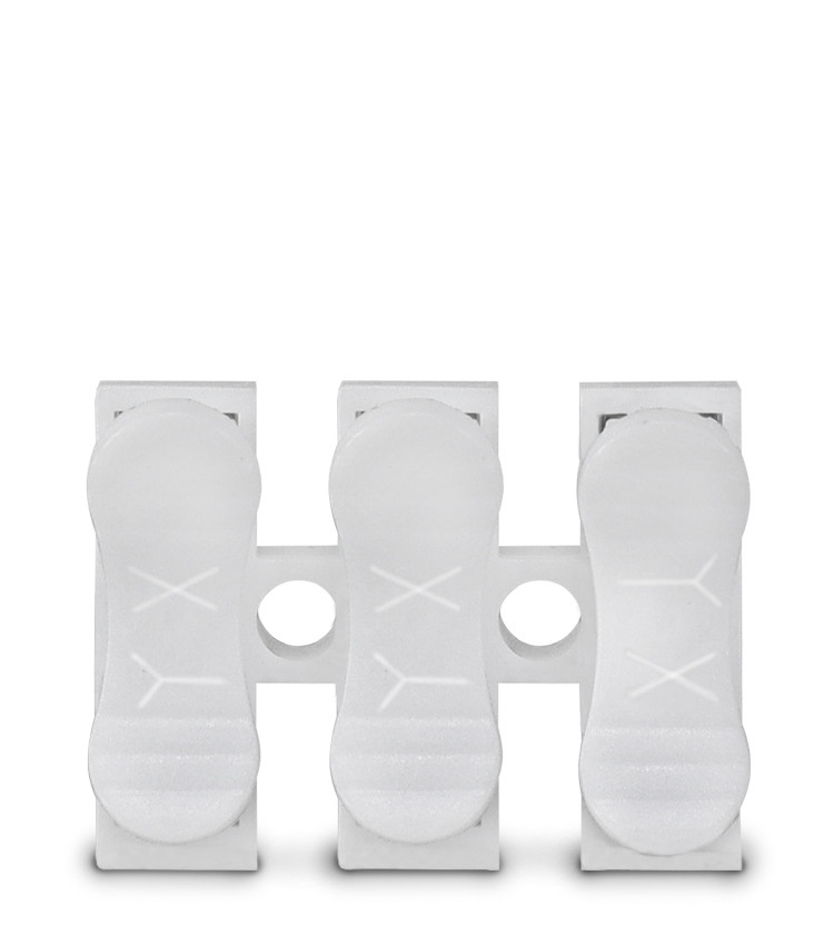 Kit 100 Conector Rápido Emenda 3 Vias Inline Cabo até 2,5mm² Corrente Máx. 10a - CH-3 Kit 100 Conector Rápido Emenda 3 Vias Inline Cabo até 2,5mm² Corrente Máx. 10a - CH-3