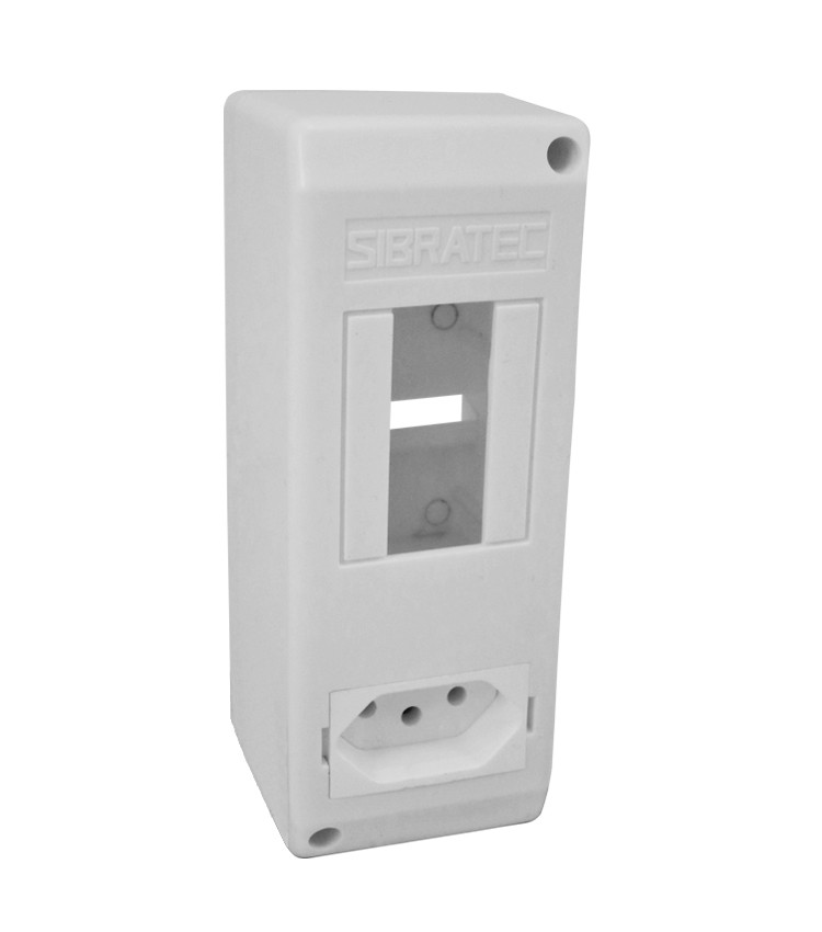 Caixa com Tomada de Sobrepor 2P+T de 20A para Disjuntor DIN - CSD-T20 Caixa com Tomada de Sobrepor 2P+T de 20A para Disjuntor DIN - CSD-T20