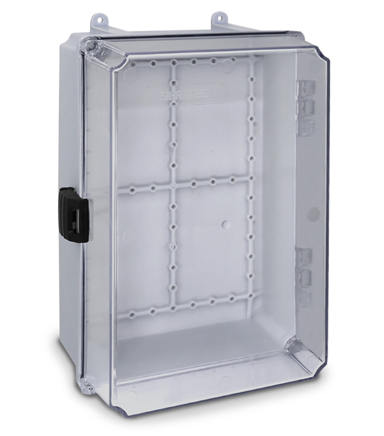 Quadro de Comando Caixa Transparente M 28x18x14cm Plástica para Montagem de Materiais Elétricos - C281814-TR