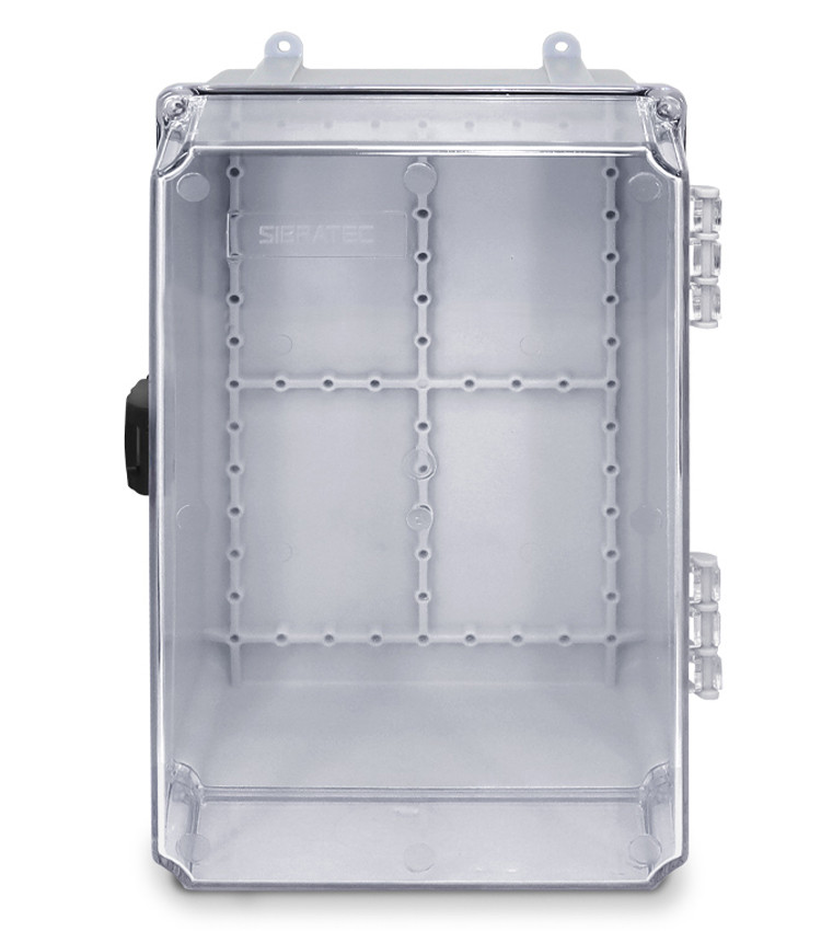 Quadro de Comando Caixa Transparente M 28x18x14cm Plástica para Montagem de Materiais Elétricos - C281814-TR