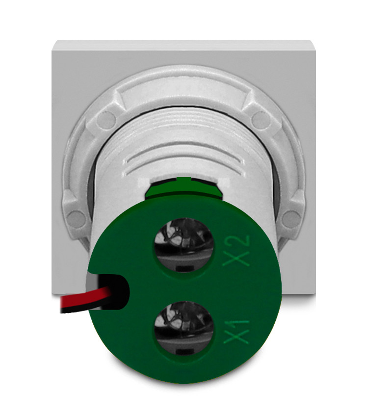 Multimedidor Digital Verde 22mm Tensão, Corrente e Frequência - AD22-22VAHS/G Multimedidor Digital Verde 22mm Tensão, Corrente e Frequência - AD22-22VAHS/G