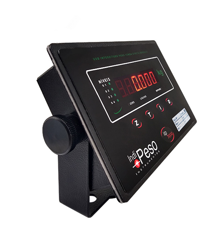 Indicador de Peso Aprovado INMETRO Aço Carbono 175x115mm - sem Saídas IDP7000-UNO
