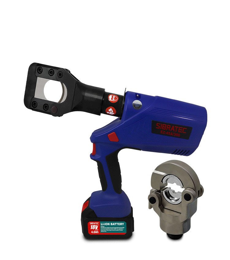 Alicate Elétrico Corte e Crimpagem de Terminais à Compressão 300mm² - EZ-45A/300