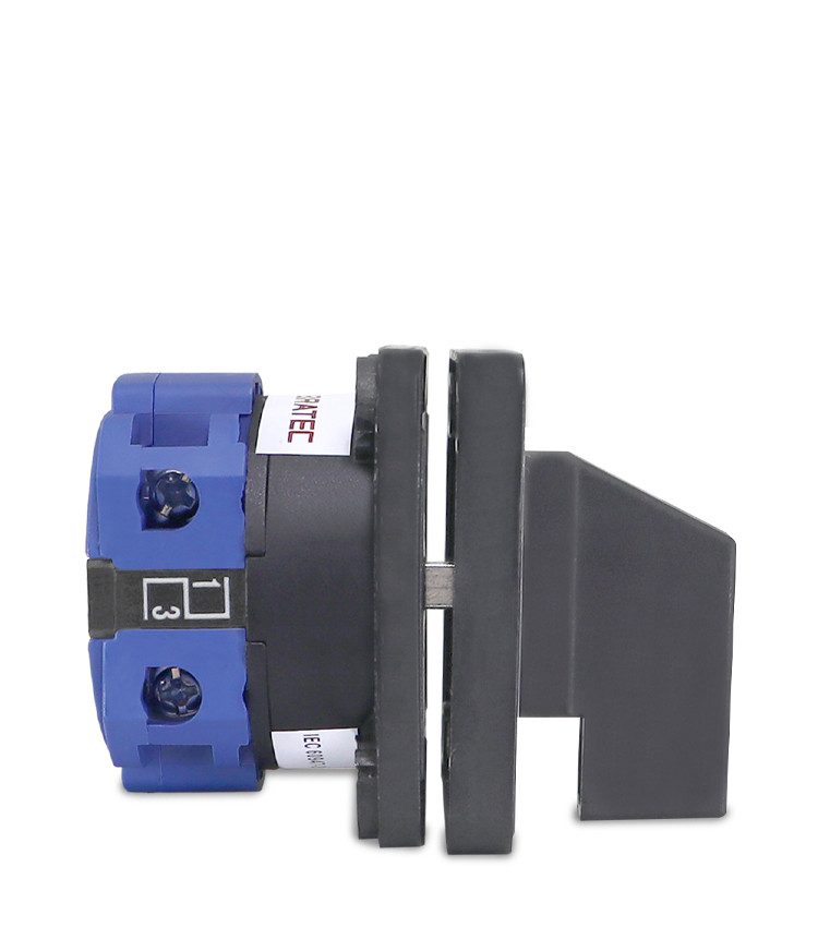 Chave Seletora Rotativa com 2 Posições (1-2) 1 Polo 20A para Porta de Painel - LW28-20-2 Chave Seletora Rotativa com 2 Posições (1-2) 1 Polo 20A para Porta de Painel - LW28-20-2