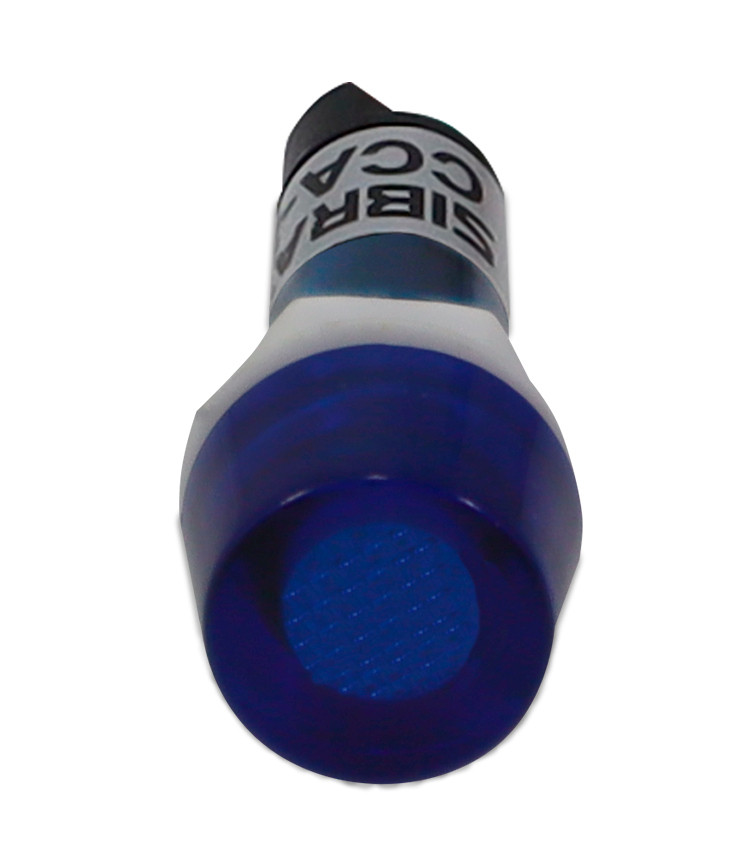 Sinaleiro LED Azul 110V-220V Padrão 9mm - Tipo "Olho de Boi" Sinaleiro LED Azul 110V-220V Padrão 9mm - Tipo "Olho de Boi"
