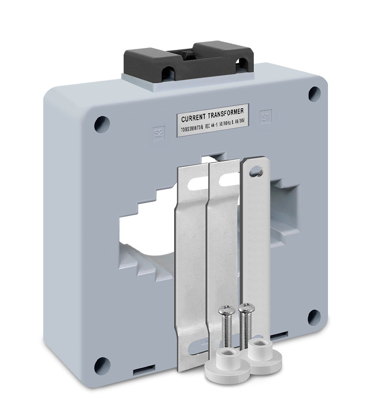 Transformador de Corrente (TC) Relação de 1200/5A - Furo cabo 62mm - MSQ100 Transformador de Corrente (TC) Relação de 1200/5A - Furo cabo 62mm - MSQ100