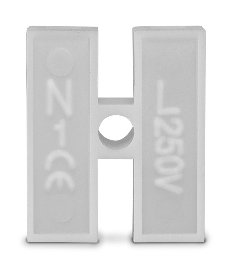 Kit 100 Conector Rápido Emenda 2 Vias Inline Cabo até 2,5mm² Corrente Máx. 10a - CH-2