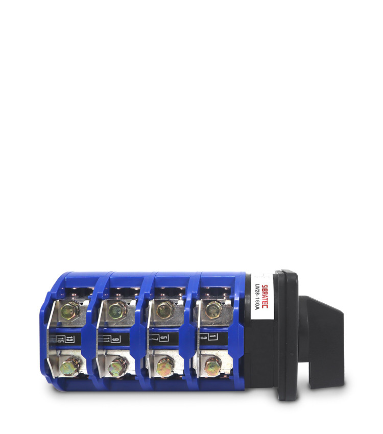 Chave de Transferência Rotativa 160A | 4 Polos | 3 Posições | Porta de Painel | Rede Gerador - LW28-160-4P Chave de Transferência Rotativa 160A | 4 Polos | 3 Posições | Porta de Painel | Rede Gerador - LW28-160-4P