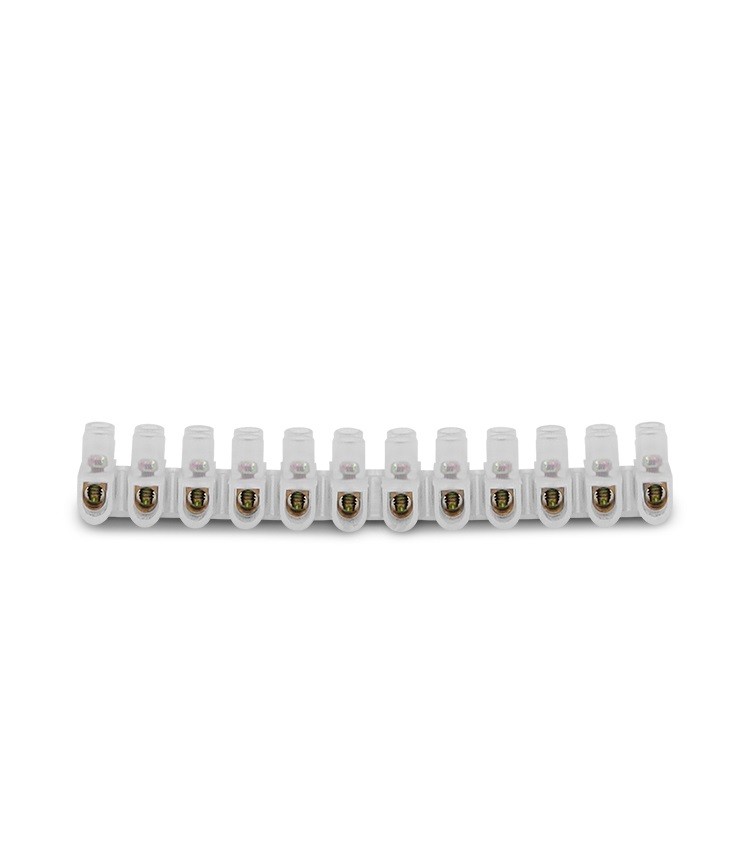 Borne Sindal Barra Terminal para Cabo 2,5 a 4mm² 12 Vias - TBS-3A Borne Sindal Barra Terminal para Cabo 2,5 a 4mm² 12 Vias - TBS-3A