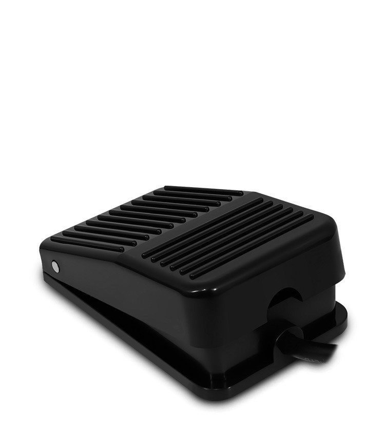 Mini Pedaleira Plástica com 1 Contato Reversível e Cabo de 30cm - THK-8012 Mini Pedaleira Plástica com 1 Contato Reversível e Cabo de 30cm - THK-8012