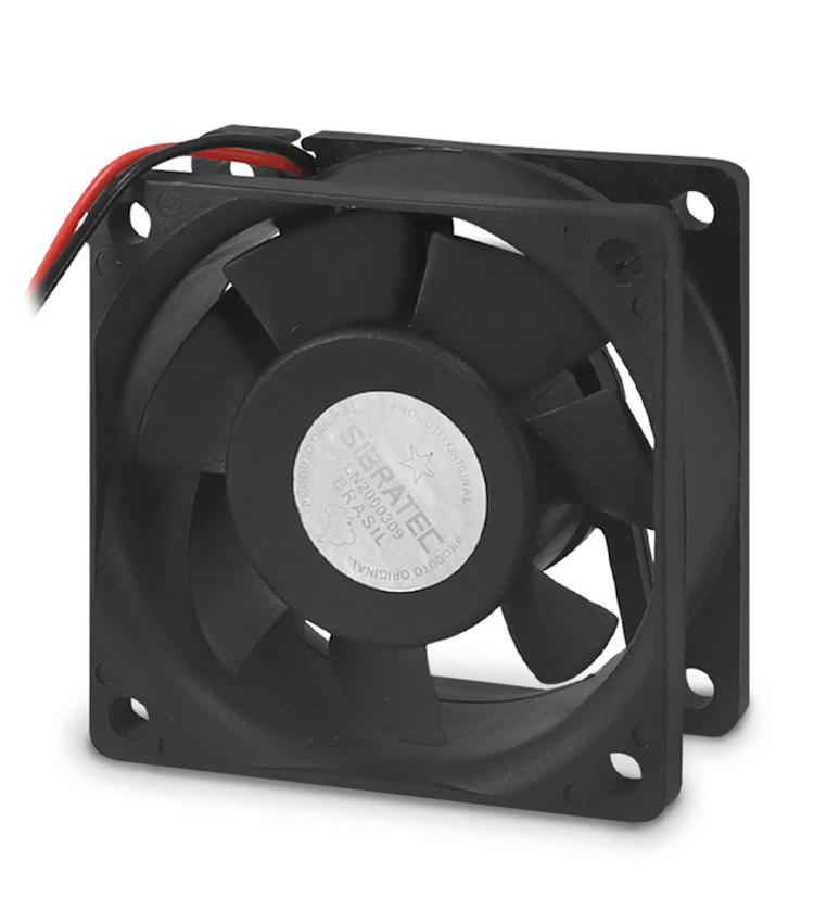 Ventilador Axial 60x60mm Plástico 24Vdc Industrial Ventilador Axial 60x60mm Plástico 24Vdc Industrial