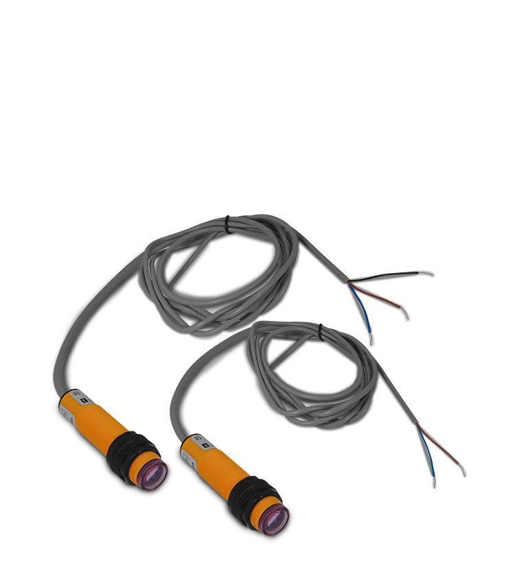 Sensor Fotoelétrico Barreira 18mm PNP-NA 10-30V Range 5m com 3 Fios - G18-3C5PA Sensor Fotoelétrico Barreira 18mm PNP-NA 10-30V Range 5m com 3 Fios - G18-3C5PA