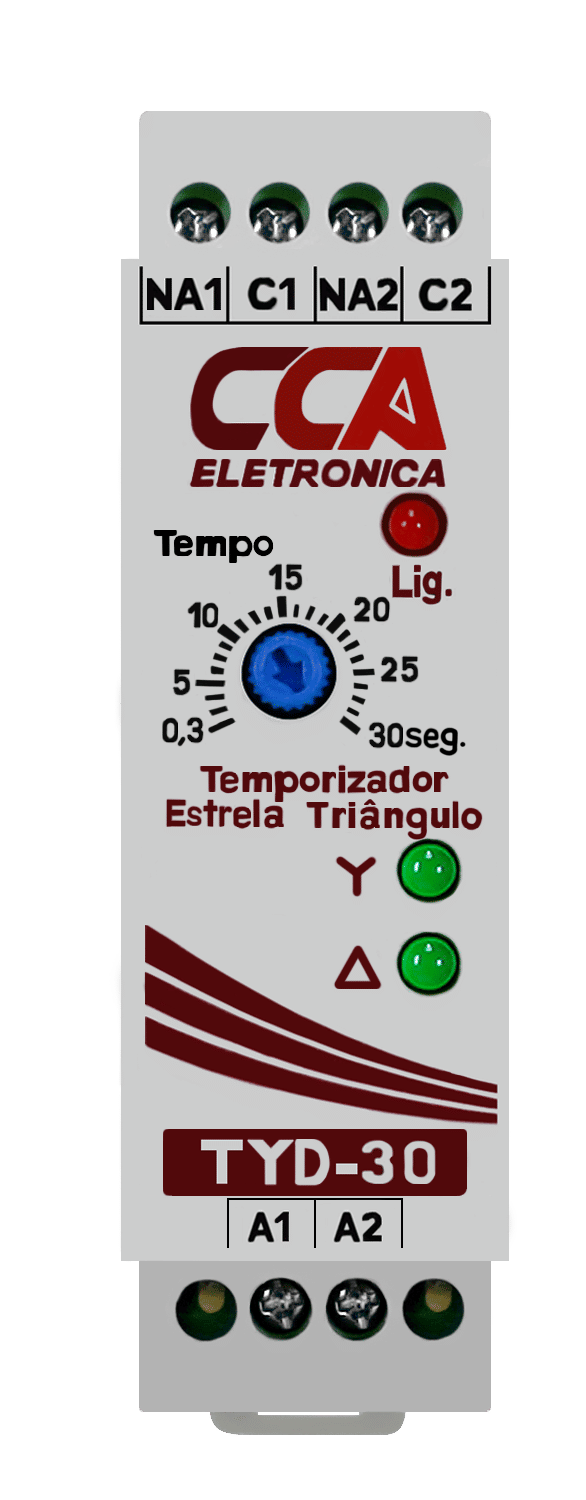 Relé Temporizador Analógico Estrela Triangulo 0-30s 220V