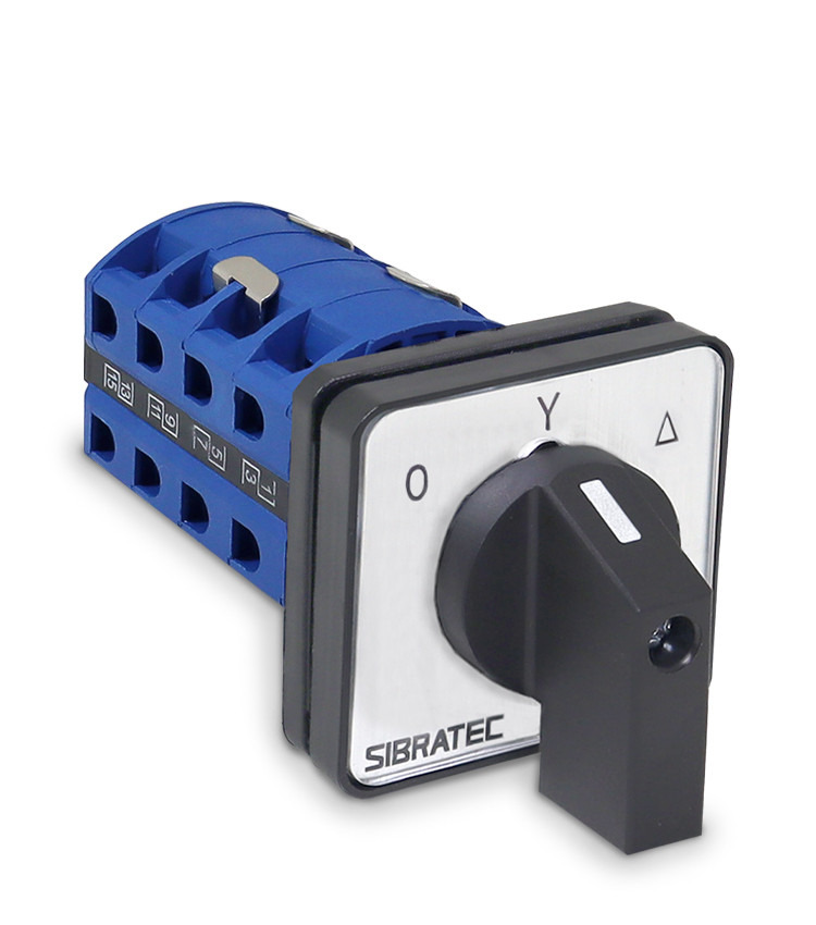 Chave Rotativa Manual Estrela Triangulo 3 Polos 25a para Porta De Painel - LW28-25A-YD Chave Rotativa Manual Estrela Triangulo 3 Polos 25a para Porta De Painel - LW28-25A-YD