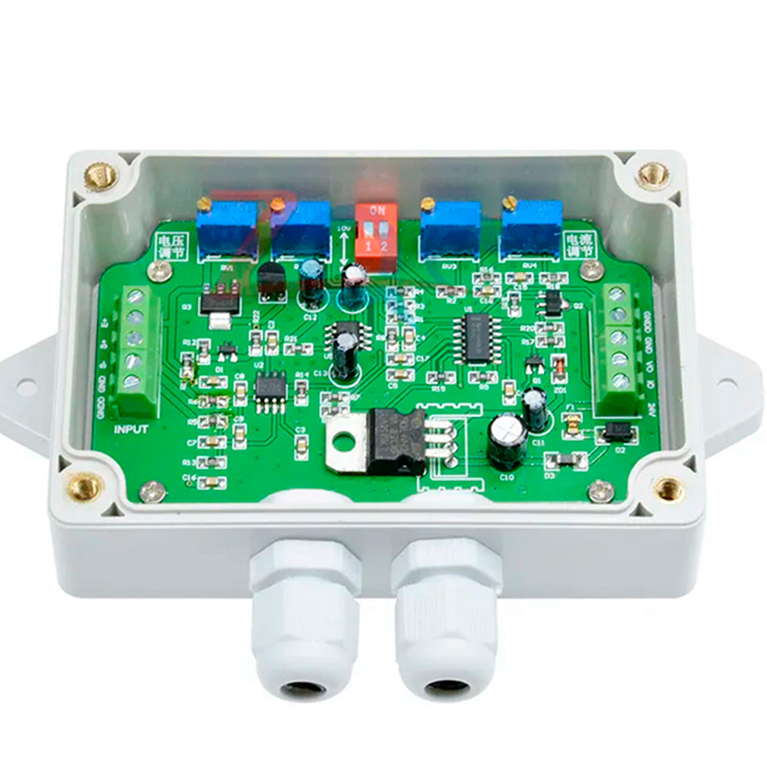 Conversor Sinal Célula de Carga Saída Analógica 0–10V / 4–20mA - JY-S60 Conversor Sinal Célula de Carga Saída Analógica 0–10V / 4–20mA - JY-S60