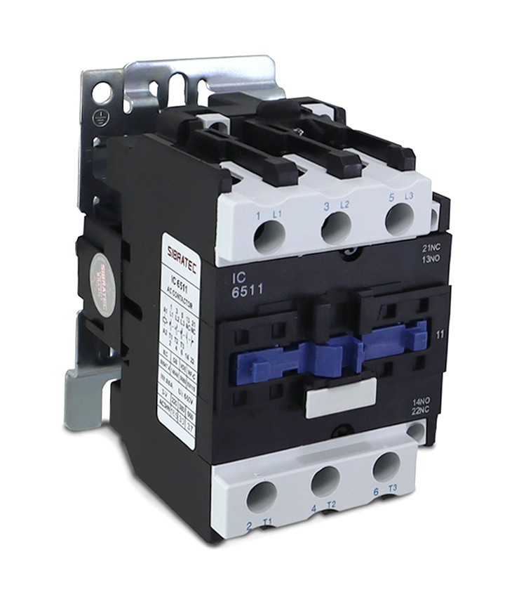 Contator Tripolar 65A 6511 Bobina 220V com 2 Contato aux. 1NA+1NF Contator Tripolar 65A 6511 Bobina 220V com 2 Contato aux. 1NA+1NF