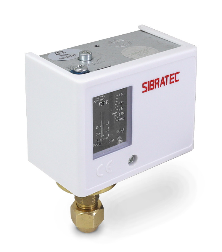 Pressostato Ajuste 1-10Bar com Autoreset e 1 Contato reversível 16A/220Vca - PC10 Pressostato Ajuste 1-10Bar com Autoreset e 1 Contato reversível 16A/220Vca - PC10