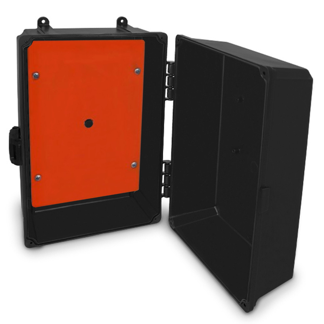 Placa de Montagem 24,5x16,5mm para Quadro M 28x18x14cm Plástico cor Laranja Placa de Montagem 24,5x16,5mm para Quadro M 28x18x14cm Plástico cor Laranja