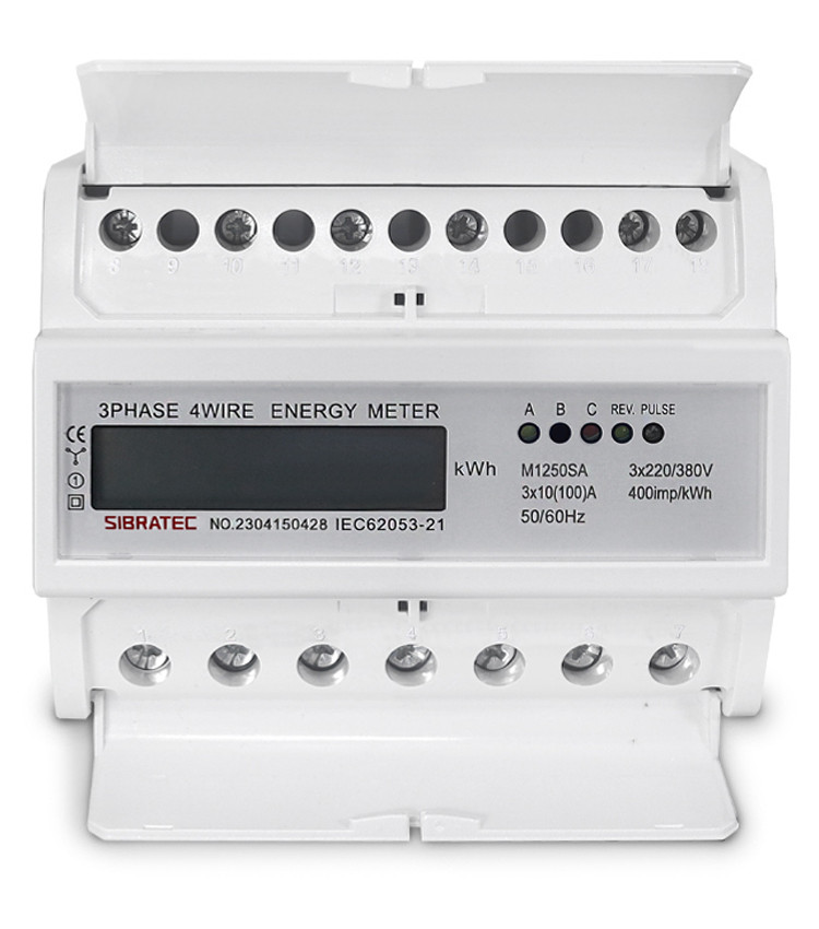 Medidor de Energia kWh Trifásico Medição Direta até 100A - DTS353 Medidor de Energia kWh Trifásico Medição Direta até 100A - DTS353