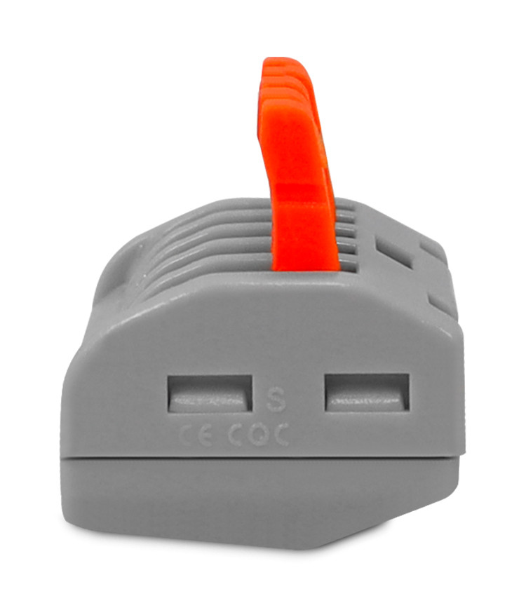 Conector de Emenda Rápida 5 Vias Conectadas para Cabo até 4mm² Corrente máx. 32A - KV415 Conector de Emenda Rápida 5 Vias Conectadas para Cabo até 4mm² Corrente máx. 32A - KV415