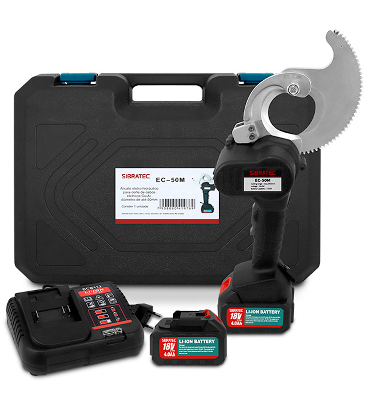 Alicate Elétrico Corte de Cabos até 50mm de Diâmetro - EC-50M Alicate Elétrico Corte de Cabos até 50mm de Diâmetro - EC-50M