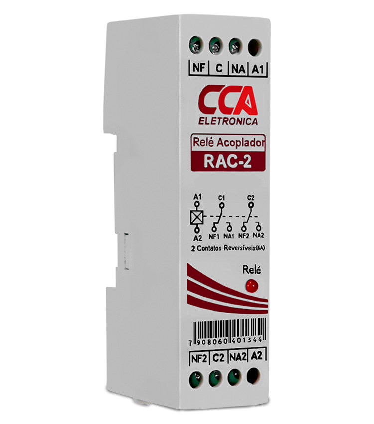 Kit Controle de Nível 2 Sensor Micro Boia + Relé Acoplador Interface para Bomba