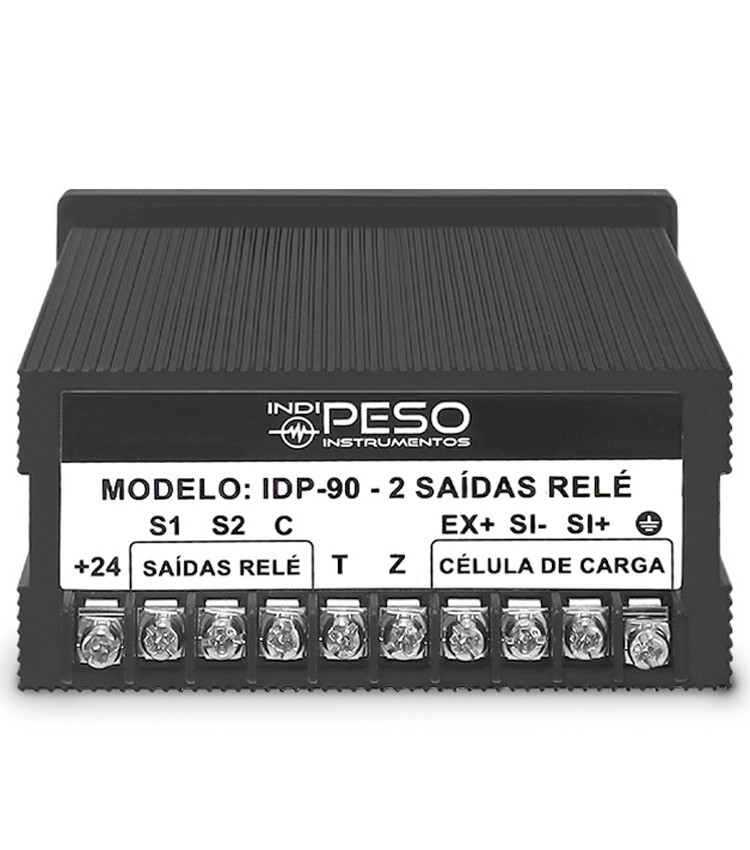 Indicador de Peso com 2 Saídas a Relé 24V 48x96mm - IDP-90D Indicador de Peso com 2 Saídas a Relé 24V 48x96mm - IDP-90D