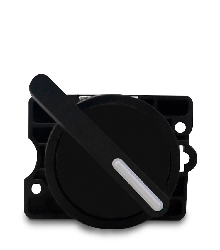 Chave Seletora com 2 Posições 1NA Plástica 22mm Manopla Longa - EJ21