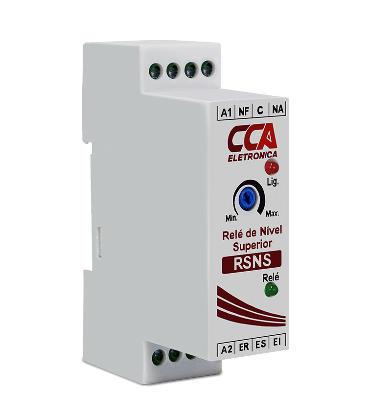 Relé de Nível Superior 24V Controle de Enchimento 2 ou 3 Eletrodos - RSNS