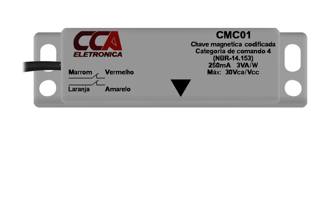 Chave Magnética Codificada 2NF Atuador + Sensor de Proximidade Nr12 - Cmc01 Chave Magnética Codificada 2NF Atuador + Sensor de Proximidade Nr12 - Cmc01