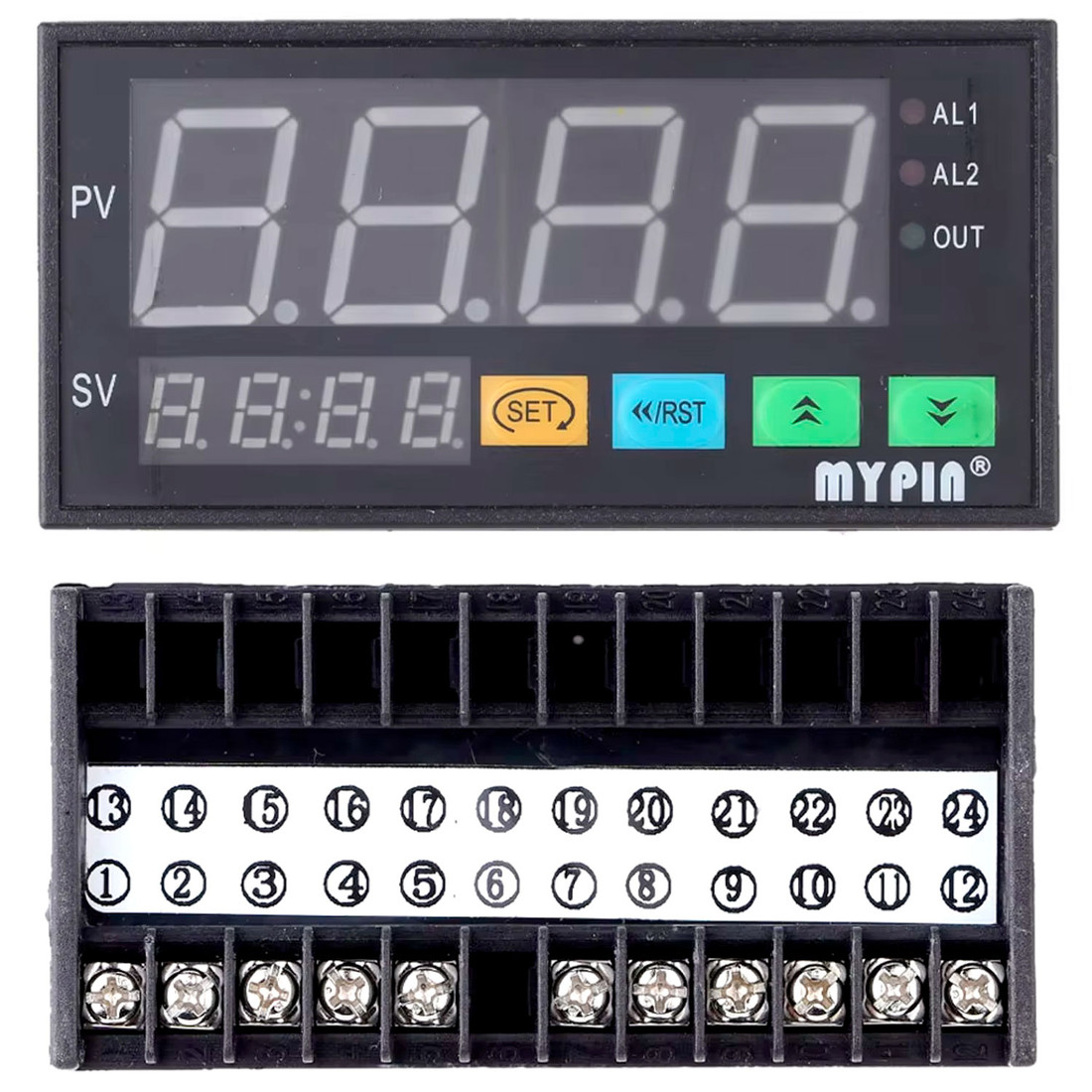 Indicador de Peso com 2 Saídas a Relé 110/220V Bivolt 48x96mm para Célula de Carga - LM8-RRD
