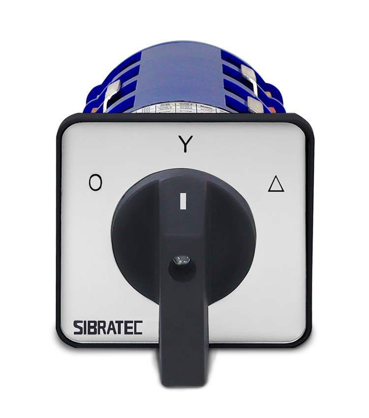 Chave Rotativa Manual Estrela Triangulo 3 Polos 125a para Porta De Painel - LW28-125A-YD Chave Rotativa Manual Estrela Triangulo 3 Polos 125a para Porta De Painel - LW28-125A-YD