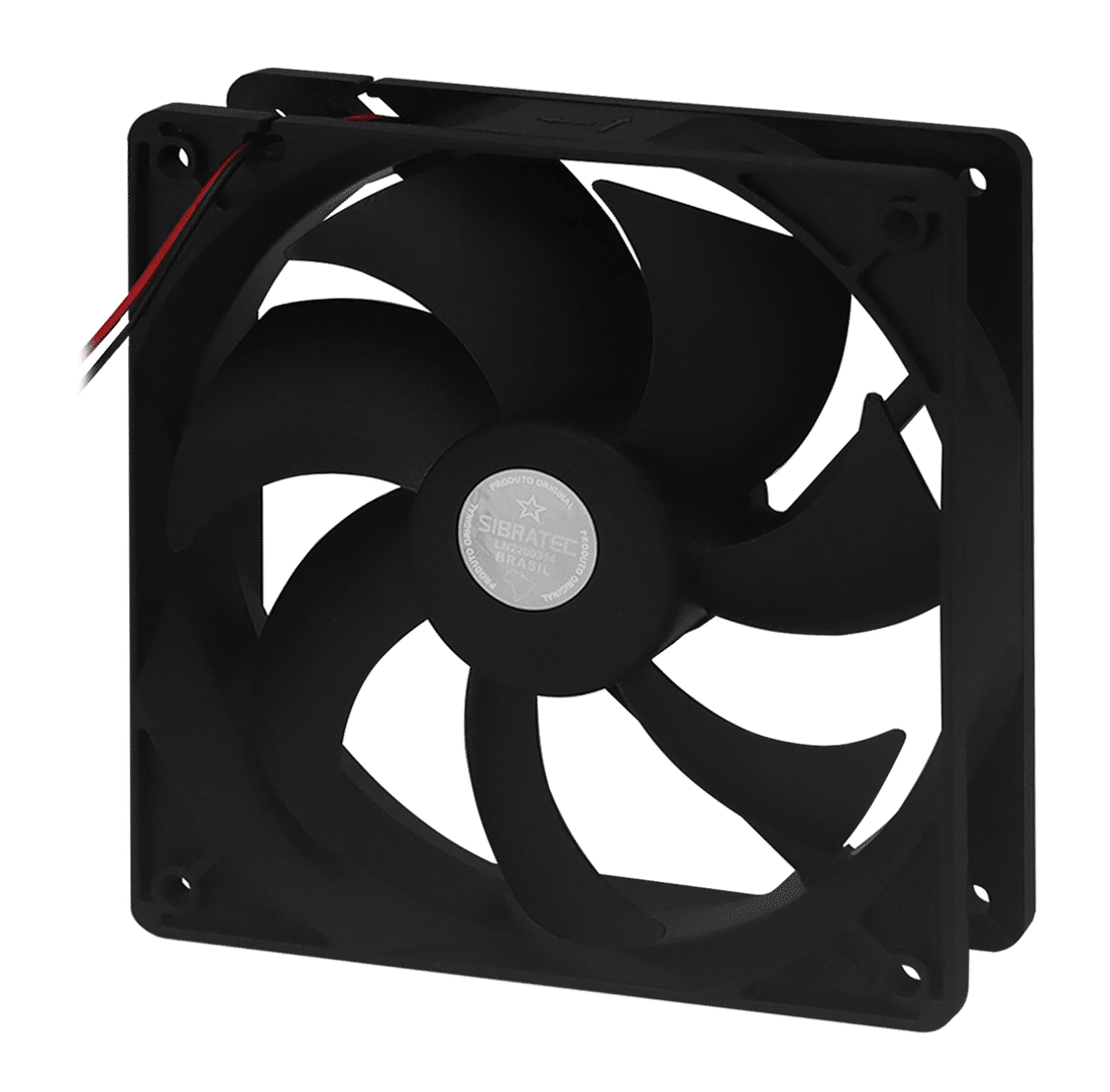 Ventilador Axial 120x120mm Plástico 24Vdc Industrial Ventilador Axial 120x120mm Plástico 24Vdc Industrial