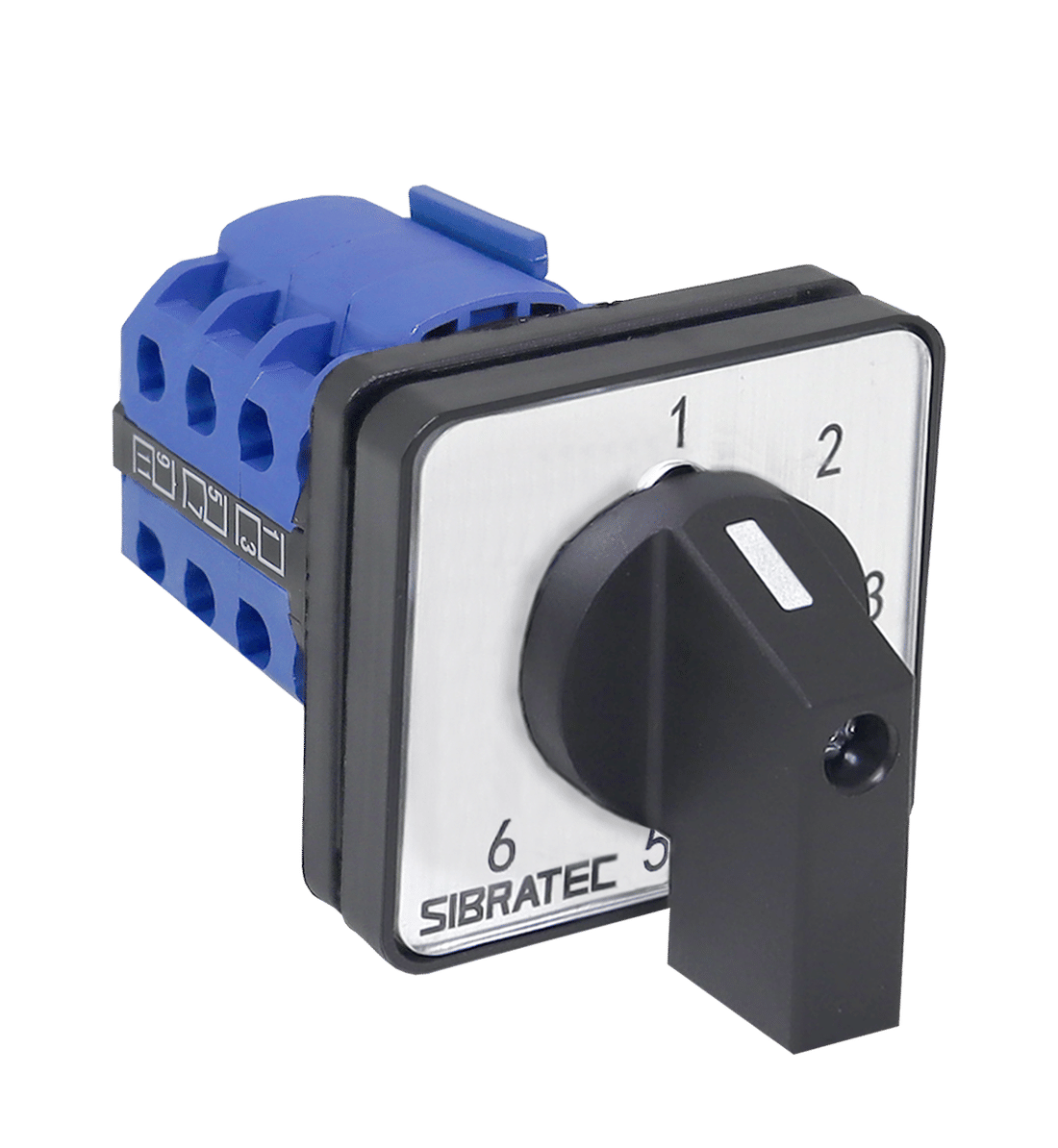 Chave Seletora Rotativa com 6 Posições (1-2-3-4-5-6) 1 Polo 20A para Porta de Painel - LW28-20-6 Chave Seletora Rotativa com 6 Posições (1-2-3-4-5-6) 1 Polo 20A para Porta de Painel - LW28-20-6