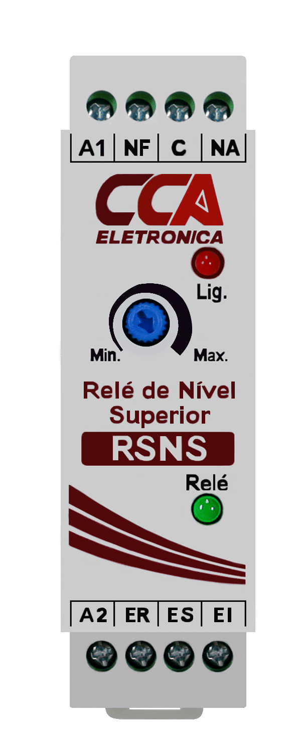 Relé de Nível Superior 24V Controle de Enchimento 2 ou 3 Eletrodos - RSNS