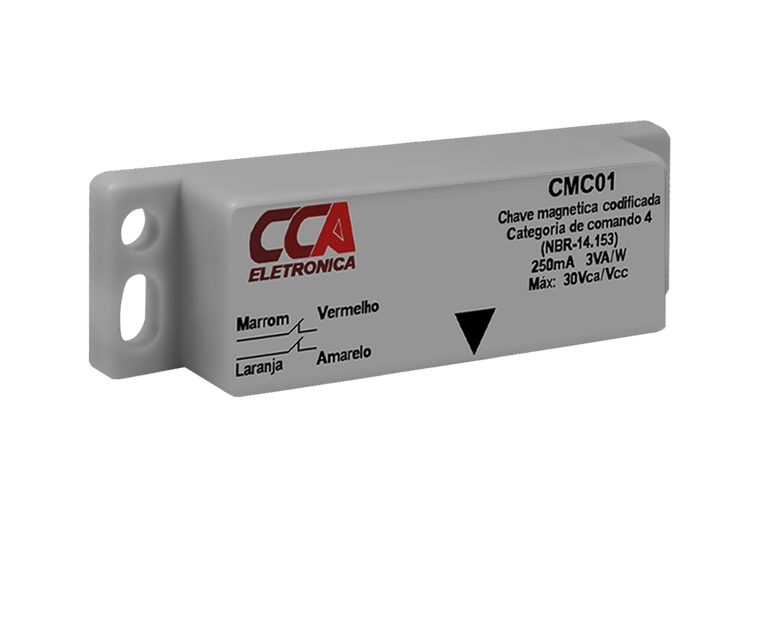 Chave Magnética Codificada 2NF Atuador + Sensor de Proximidade Nr12 - Cmc01 Chave Magnética Codificada 2NF Atuador + Sensor de Proximidade Nr12 - Cmc01