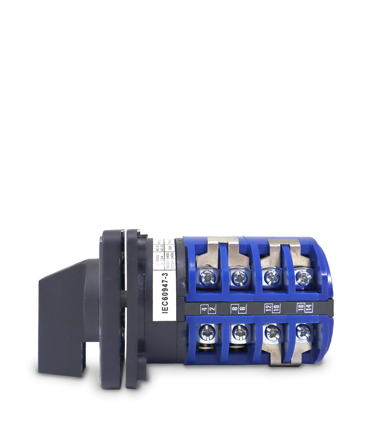 Chave Rotativa Manual Estrela Triangulo 3 Polos 32a para Porta De Painel - LW28-32A-YD