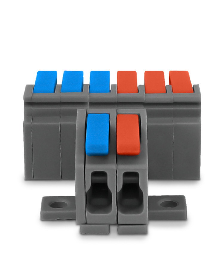 Conector Emenda Derivação Rápida 2 Entradas 6 Saídas Cabo até 4mm² Corrente máx. 41A - KV426