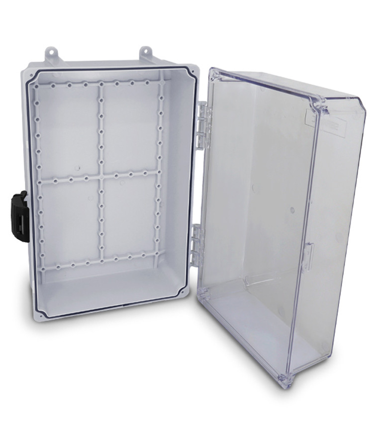 Quadro de Comando Caixa Transparente M 28x18x14cm Plástica para Montagem de Materiais Elétricos - C281814-TR