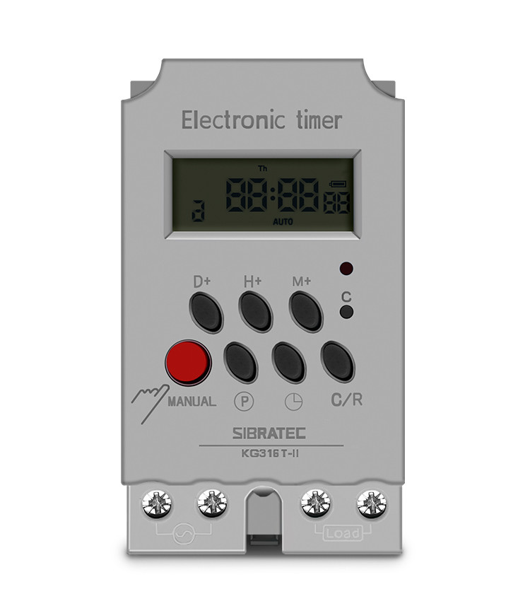 Timer Programador Horário 25A 110/220V 16ON / 16OFF Semanal - KG316T Timer Programador Horário 25A 110/220V 16ON / 16OFF Semanal - KG316T