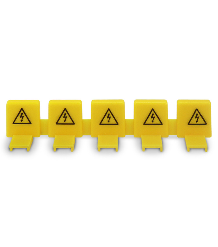 Barra com 5 Capas de Proteção para Barramento Pente cor Amarela Barra com 5 Capas de Proteção para Barramento Pente cor Amarela