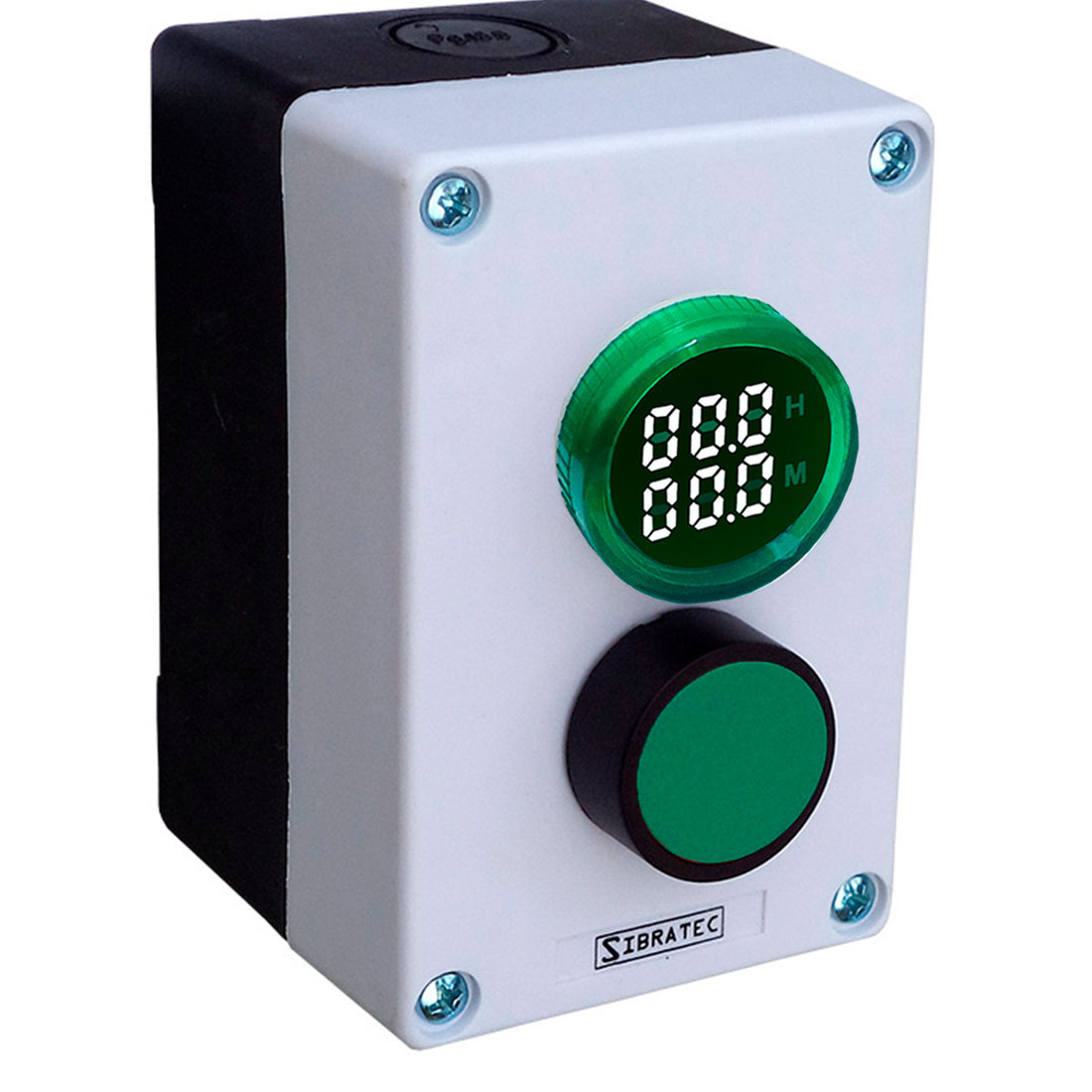 Kit Botoeira Horímetro Digital 220V + Botão Start Stop Reset Minuteria Kit Botoeira Horímetro Digital 220V + Botão Start Stop Reset Minuteria