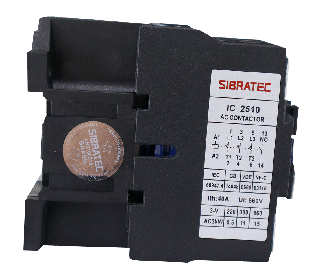 Contator Tripolar 25A 2510 Bobina 110V 127V com Contato aux. 1NA