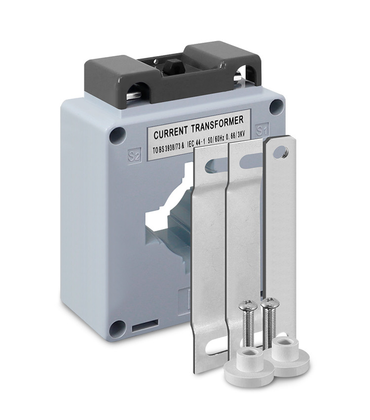 Transformador de Corrente (TC) Relação de 400/5A - Furo cabo 31mm - MSQ40 Transformador de Corrente (TC) Relação de 400/5A - Furo cabo 31mm - MSQ40