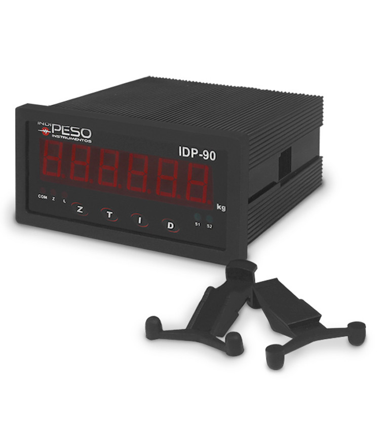 Indicador de Peso Porta RS485 Modbus RTU 24V 48x96mm - IDP-90P
