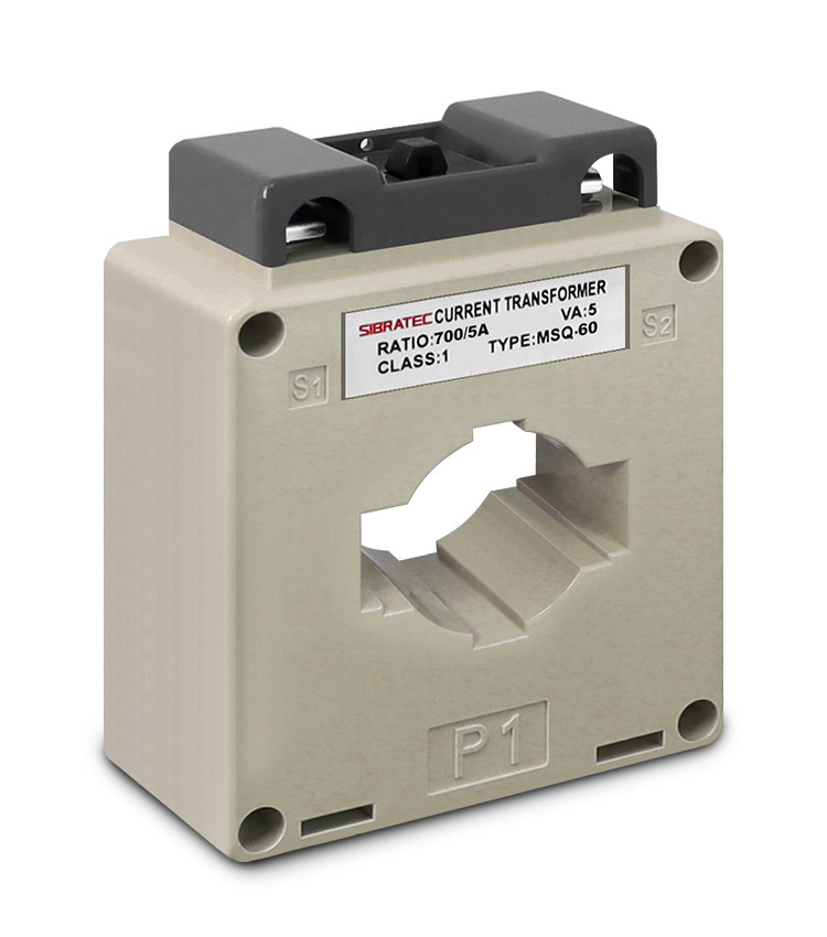 Transformador de Corrente (TC) Relação de 700/5A - Furo cabo 46mm - MSQ60 Transformador de Corrente (TC) Relação de 700/5A - Furo cabo 46mm - MSQ60