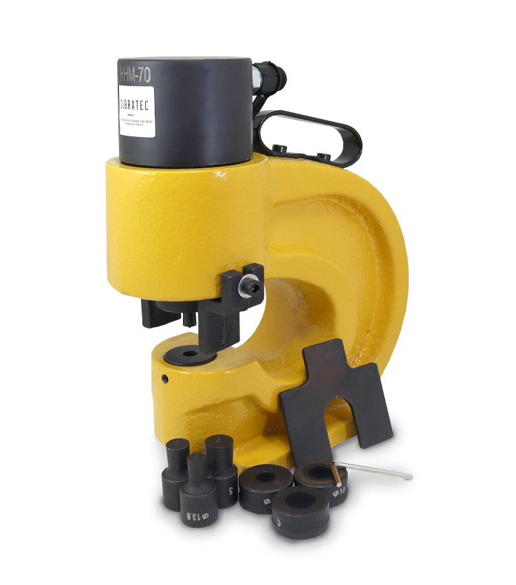 Perfurador Hidráulico de Barramentos de Cobre até 12mm de Espessura - HHM-70 Perfurador Hidráulico de Barramentos de Cobre até 12mm de Espessura - HHM-70